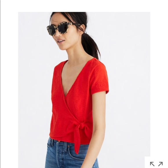 Madewell Tops - Madewell tie front top